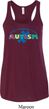 Autism Accept Understand Love Ladies Flowy Racerback Tanktop