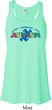 Autism Accept Understand Love Ladies Flowy Racerback Tanktop