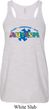 Autism Accept Understand Love Ladies Flowy Racerback Tanktop