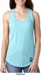 Autism Ribbon Bottom Print Ladies Ideal Tank Top