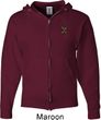 Autism Ribbon Pocket Print Full Zip Hoodie