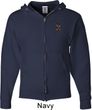 Autism Ribbon Pocket Print Full Zip Hoodie