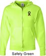 Autism Ribbon Pocket Print Full Zip Hoodie