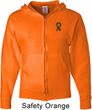 Autism Ribbon Pocket Print Full Zip Hoodie
