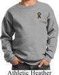 Autism Ribbon Pocket Print Kids Sweatshirt