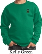 Autism Ribbon Pocket Print Kids Sweatshirt