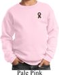Autism Ribbon Pocket Print Kids Sweatshirt