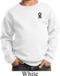 Autism Ribbon Pocket Print Kids Sweatshirt