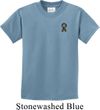 Autism Ribbon Pocket Print Kids T-shirt