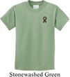 Autism Ribbon Pocket Print Kids T-shirt