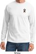 Autism Ribbon Pocket Print Long Sleeve