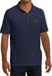 Autism Ribbon Pocket Print Mens Pique Polo