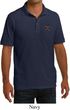 Autism Ribbon Pocket Print Mens Pique Polo