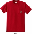 Autism Ribbon Pocket Print Mens Pocket T-shirt