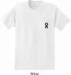 Autism Ribbon Pocket Print Mens Pocket T-shirt