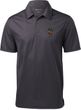 Autism Ribbon Pocket Print Mens Textured Polo