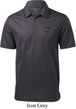 Autism Ribbon Pocket Print Mens Textured Polo