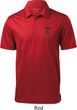 Autism Ribbon Pocket Print Mens Textured Polo