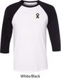 Autism Ribbon Pocket Print Raglan Shirt
