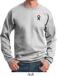 Autism Ribbon Pocket Print Sweatshirt