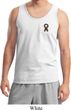 Autism Ribbon Pocket Print Tank Top