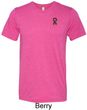 Autism Ribbon Pocket Print Tri Blend T-shirt