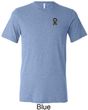 Autism Ribbon Pocket Print Tri Blend T-shirt