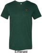 Autism Ribbon Pocket Print Tri Blend T-shirt