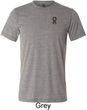 Autism Ribbon Pocket Print Tri Blend T-shirt