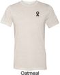 Autism Ribbon Pocket Print Tri Blend T-shirt