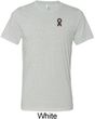 Autism Ribbon Pocket Print Tri Blend T-shirt