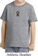 Autism Ribbon Small Print Toddler T-shirt