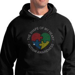 Autism Shape of My Heart Hoodie Autism Shape of My Heart Hoodie