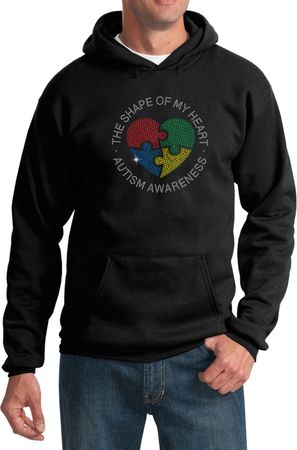 Autism Shape of My Heart Hoodie