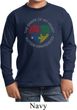 Autism Shape of My Heart Kids Long Sleeve