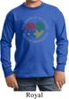 Autism Shape of My Heart Kids Long Sleeve