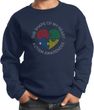 Autism Shape of My Heart Kids Sweatshirt