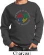 Autism Shape of My Heart Kids Sweatshirt