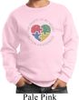 Autism Shape of My Heart Kids Sweatshirt