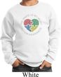 Autism Shape of My Heart Kids Sweatshirt
