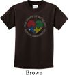 Autism Shape of My Heart Kids T-shirt
