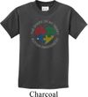 Autism Shape of My Heart Kids T-shirt