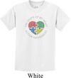 Autism Shape of My Heart Kids T-shirt