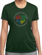 Autism Shape of My Heart Ladies Dry Wicking T-shirt