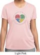 Autism Shape of My Heart Ladies Dry Wicking T-shirt
