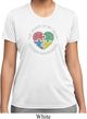 Autism Shape of My Heart Ladies Dry Wicking T-shirt