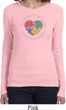 Autism Shape of My Heart Ladies Long Sleeve