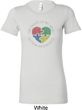 Autism Shape of My Heart Ladies Longer Length Shirt