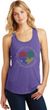 Autism Shape of My Heart Ladies Racerback Tank Top