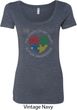 Autism Shape of My Heart Ladies Scoop Neck
